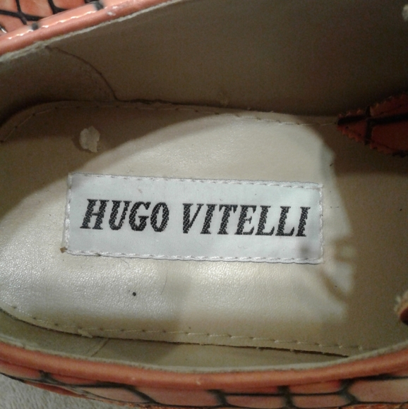 Hugo Vitelli orange dress shoes - Picture 3 of 6